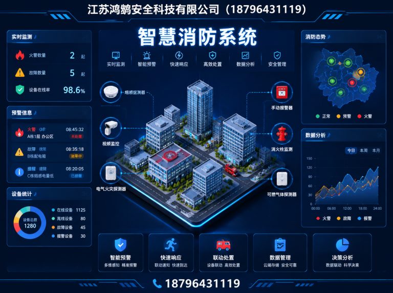 黄冈消防通信指挥展示图